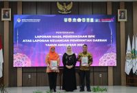 Delapan Kali Berturut, Pemkab Lingga Kembali Raih Opini WTP dari BPK | Foto : Zonamu/Ist