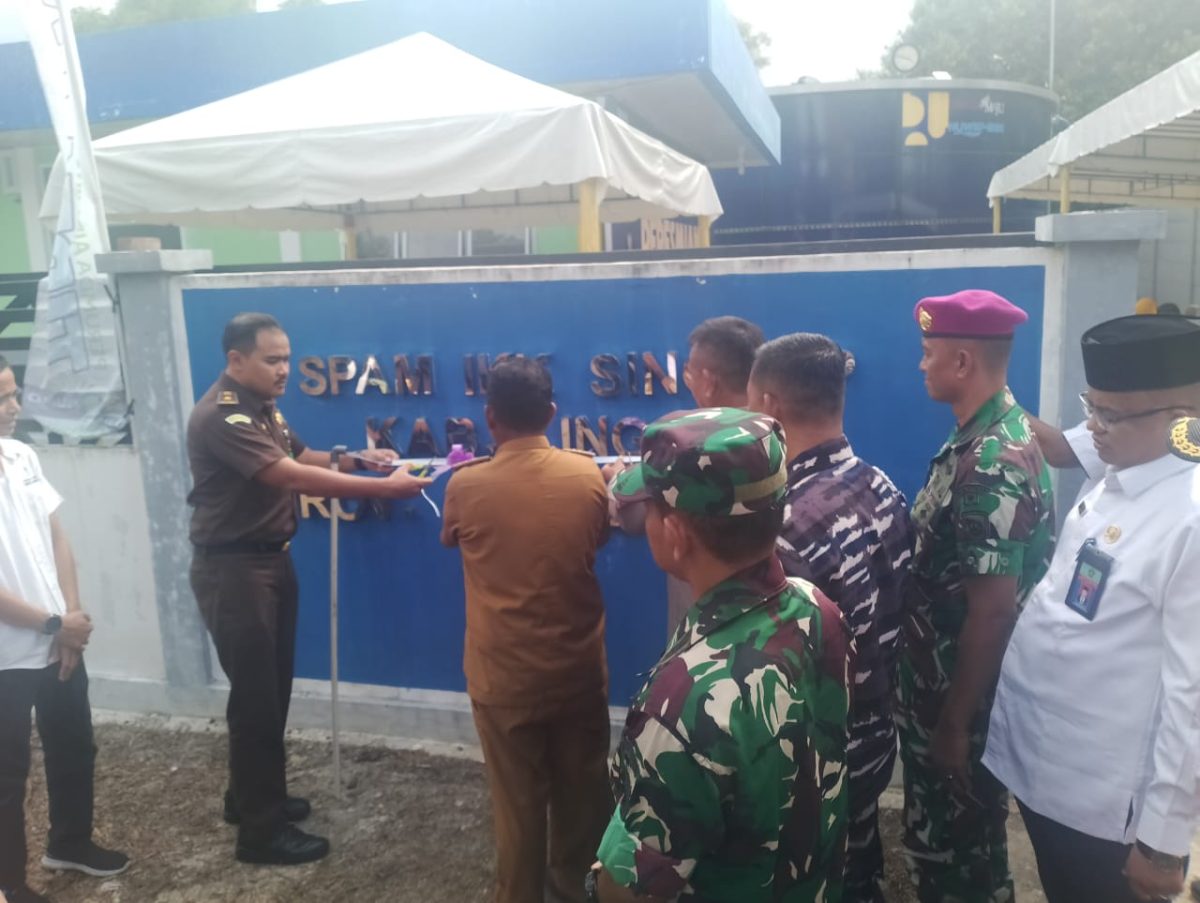 SPAM IKK Singkep Pesisir Diresmikan, Akses Air Bersih Warga Lingga Meningkat | Foto : Zonamu/Ist