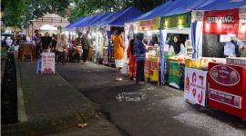 PT Timah mendukung kegiatan Specta Culinar yang diselanggarakan Jt Creative di kawasan Taman Sari Sungailiat, Kabupaten Bangka | Foto: Zonamu/Humas PT Timah