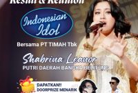 PT Timah menggelar nonton bareng di tiga kabupaten/kota, untuk mendukung talenta muda Provinsi Kepulauan Bangka Belitung, Shabrina Leanor yang sedang berlaga dalam Grand Final Indonesia Idol | Foto: Zonamu/Humas PT Timah