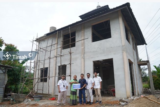PT Timah bantu sarana prasarana rumah ibadah, sebagai wujud dukungan kehidupan sosial dan keagamaan masyarakat | Foto: Zonamu/Humas PT Timah