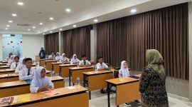 Belasan pelajar dari Provinsi Riau dan Provinsi Kepulauan Riau ikuti Tes Potensi Akademik, Psikotes, Wawancara, Psikologi Klinis dan Validasi Dokumen di Asialink Easy by Prasanthi Batam | Foto: Zonamu/Humas PT Timah