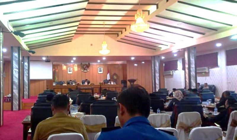 DPRD Kabupaten Karimun gelar Sidang Paripurna, agenda Laporan Keterangan Pertanggung Jawaban Bupati Karimun Tahun 2024 pada, Senin (25/5/2025) | Foto: Rian