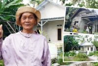 Kado istimewa didapatkan Mahdarna di usia 66 tahun, rumahnya dibangun menjadi layak huni oleh PT Timah Tbk | Foto: Zonamu/Humas PT Timah