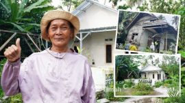 Kado istimewa didapatkan Mahdarna di usia 66 tahun, rumahnya dibangun menjadi layak huni oleh PT Timah Tbk | Foto: Zonamu/Humas PT Timah