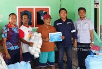 PT Timah Tbk berikan bantuan alat tangkap ikan kepada kelompok nelayan Pesisir Batu Kodok Kabupaten Bangka Selatan | Foto: Zonamu/Humas PT Timah