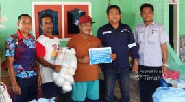 PT Timah Tbk berikan bantuan alat tangkap ikan kepada kelompok nelayan Pesisir Batu Kodok Kabupaten Bangka Selatan | Foto: Zonamu/Humas PT Timah