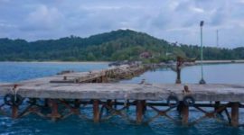 Potret Pelabuhan Desa Pekajang | Foto : Zonamu/Rajab