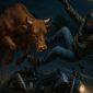 Ilustrasi pemotor ditabrak lembu | Foto : Zonamu/Wandi