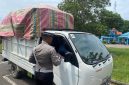 Satlantas Tertibkan Kendaraan ODOL di Pelabuhan Roro Jagoh | Foto : Zonamu/Humas