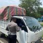 Satlantas Tertibkan Kendaraan ODOL di Pelabuhan Roro Jagoh | Foto : Zonamu/Humas