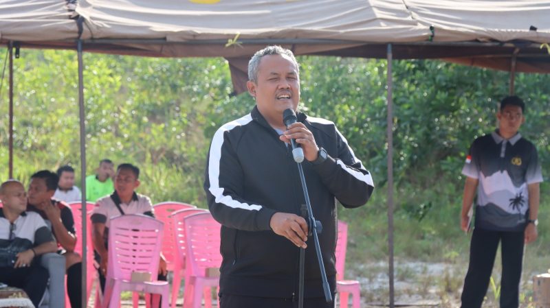 Kapolres Lingga AKBP Pahala M. Nababan saat membuka kegiatan | Foto : Zonamu/Humas