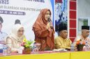 Ketua Dekranasda Lingga saat memberikan pengarahan | Foto : Zonamu/Imam