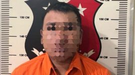 SM (25), Terduga Pelaku kekerasan seksual terhadap anak kandungnya sendiri telah ditetapkan sebagai Tersangka dan ditahan di Polsek Bengkong | Foto | Zonamu/Polsek Bengkong