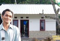 Penampakan rumah Suparjan, Warga Dusun Sumbawa Desa Pemali, Kabupaten Bangka yang dibangun oleh PT Timah | Foto: Zonamu/Humas PT Timah