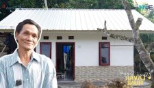 Penampakan rumah Suparjan, Warga Dusun Sumbawa Desa Pemali, Kabupaten Bangka yang dibangun oleh PT Timah | Foto: Zonamu/Humas PT Timah