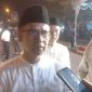 Bupati Karimun, Iskandarsyah saat diwawancarai awak media disela kegiatan Pawai Takbir Idul Adha pada, Rabu (4/6/2025) lalu | Foto: Ami