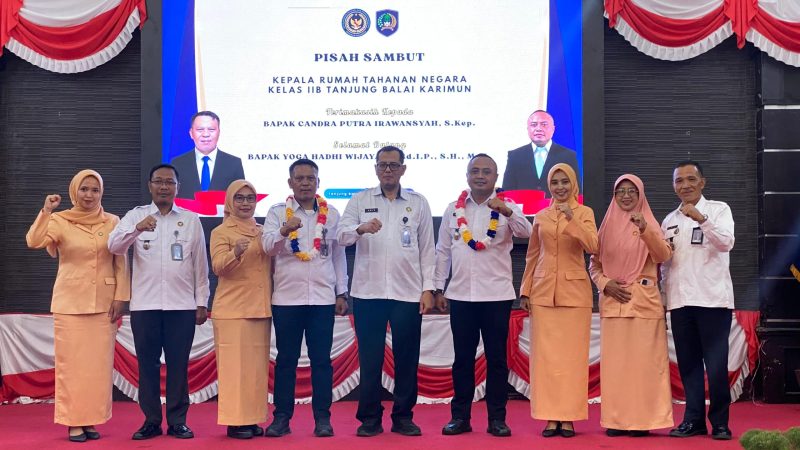 Serah terima jabatan Kepala Rutan Kelas IIB Tanjungbalai Karimun digelar di Gedung Nasional pada, Rabu (4/6/2025) | Foto: Rian