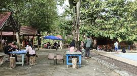Potret Pemandian Air Panas Dabo Singkep | Foto : Zonamu/Wandi