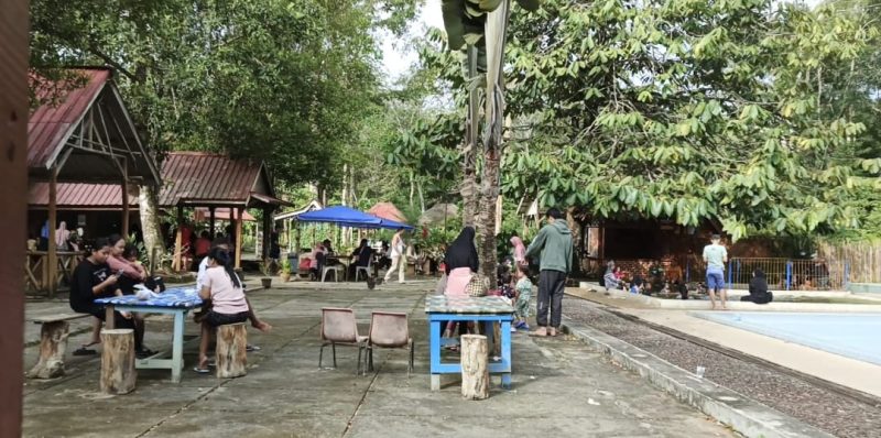 Potret Pemandian Air Panas Dabo Singkep | Foto : Zonamu/Wandi