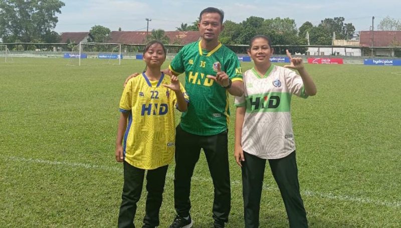 Dua Srikandi Bola Asal Lingga Perkuat Sumut di Piala Pertiwi U-16 Nasional | Foto : Zonamu/Jajun