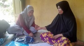 Tim UPT Puskesmas Dabo Lama Laksanakan Inovasi Sensus HT | Foto : Zonamu/Humas Puskesmas DBL