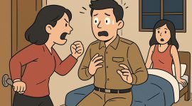 Ilustrasi perselingkuhan yang dibuat oleh AI | Foto : Zonamu/AI