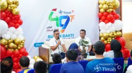 PT Timah gelar khitanan massal, donor darah dan juga pemeriksaan kesehatan gratis, dalam rangka menyambut HUT ke-49 | Foto: Zonamu/Humas PT Timah