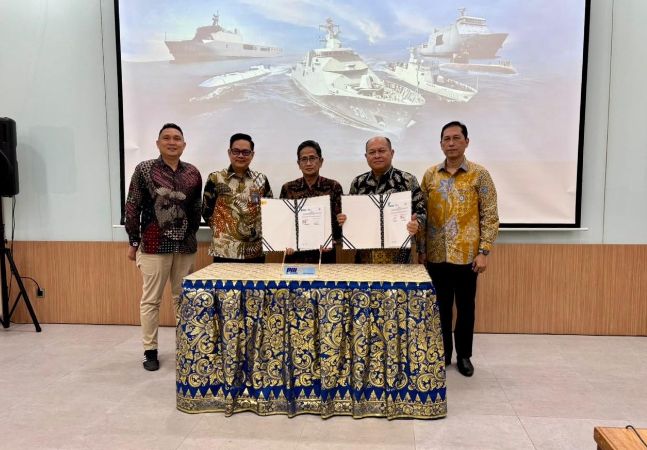 PT DAK dan PT PAL lakukan penandatanganan Non-Disclosure Agreement (NDA) sebagai fondasi awal sinergi dalam pengembangan industri galangan kapal nasional | Foto: Zonamu/Humas PT Timah