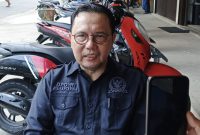 Anggota DPD RI Ria Saptarika saat diwawancarai | Foto : Zonamu/Wandi