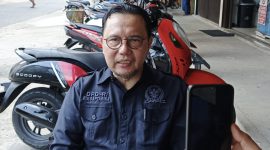 Anggota DPD RI Ria Saptarika saat diwawancarai | Foto : Zonamu/Wandi