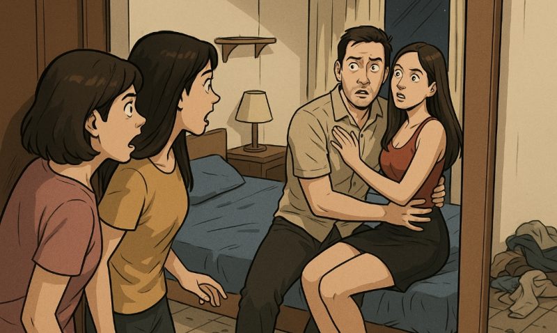 Ilustrasi perselingkuhan suami istri | Foto : Zonamu/AI