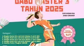 Turnamen Dabo Master 3 Siap Digelar, SBC Tampilkan Bibit-Bibit Atlet Muda | Foto : Zonamu/Dony