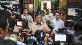 Saat wartawan melakukan wawancara dengan Presiden RI Prabowo Subianto | Foto : Zonamu/Instagram
