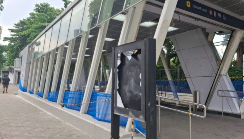 Stasiun MRT Istora Kembali Beroperasi Usai Kericuhan | Foto : Zonamu/detik sholihin
