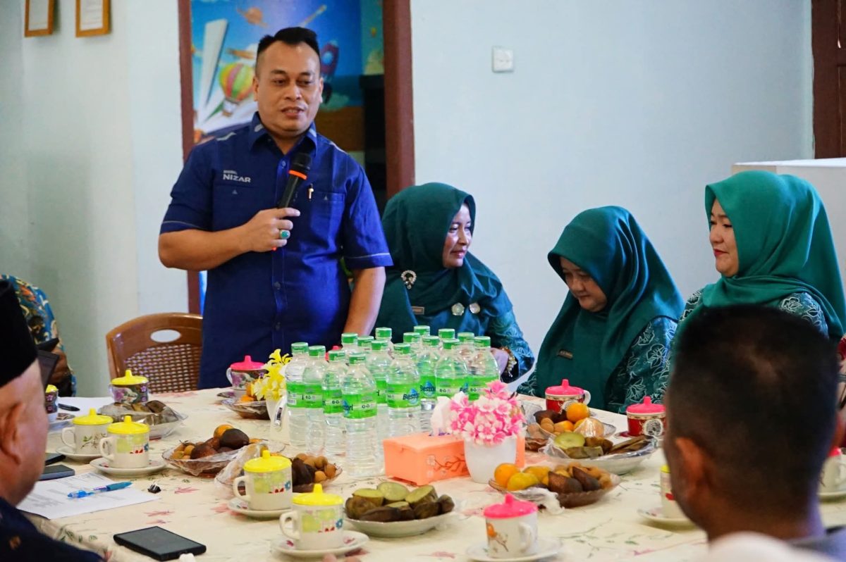 Bupati Lingga M. Nizar saat memberikan kata sambutan | Foto : Zonamu/Diskominfo Lingga