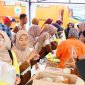 Gerakan Pangan Murah yang dilaksanakan di Daik Lingga | Foto : Zonamu/Diskominfo Lingga