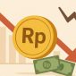 Ilustrasi rupiah melemah yang dibuat AI | Foto : Zonamu/AI