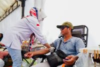 HUT ke-49, PT Timah gelar aksi donor darah di Lapangan Bola Kompleks PT Timah Mentok, Bangka Barat | Foto: Zonamu/Humas PT Timah
