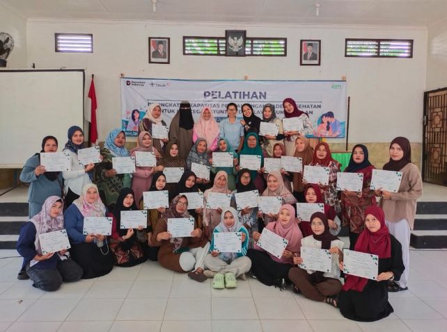 PT Timah gelar pelatihan peningkatan kapasitas pendampingan Kader Kesehatan, sebagai upaya berkelanjutan mencegah stunting | Foto: Zonamu/Humas PT Timah