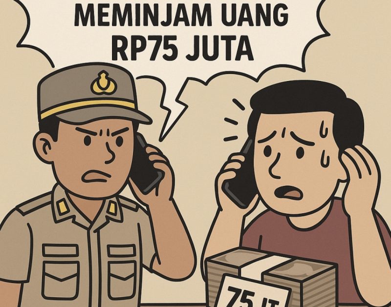 Ilustrasi Modus Penipuan mengatasnamakan Kapolsek Senayang | Foto : Zonamu/AI