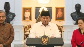 Presiden RI Prabowo Subianto saat menyampaikan instruksi | Foto : Zonamu/SC