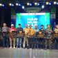 Para juara Turnamen Domino KMG CUP III Tahun 2025, foto bersama usai pembagian hadiah di Bandara Raja Haji Abdullah Karimun | Foto: Ami