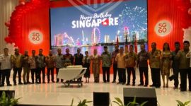 Bupati Lingga Hadiri Perayaan Hari Nasional Singapura ke-60 di Batam | Foto : Zonamu/Prokopim Lingga