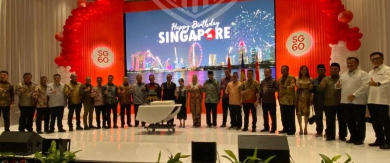 Bupati Lingga Hadiri Perayaan Hari Nasional Singapura ke-60 di Batam | Foto : Zonamu/Prokopim Lingga