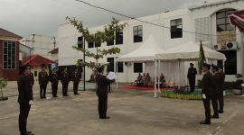 Kejari Lingga Upacara Hari Adhyaksa ke-80 | Foto : Zonamu/Wandi