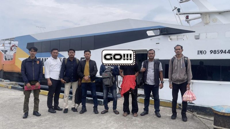 Dua pengguna narkoba di Lingga di bawa ke BNN Batam | Foto : Zonamu/Ist