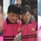 Foto para tersangka korupsi jembatan Desa Marok Kecil | Foto : Zonamu/Wandi