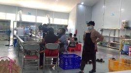 Potret kondisi dapur MBG di Dabo Singkep | Foto : Zonamu/Wandi