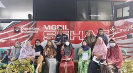 Mobil Sehat PT Timah berikan layanan kesehatan gratis kepada warga Bangka Barat | Foto: Zonamu/Humas PT Timah